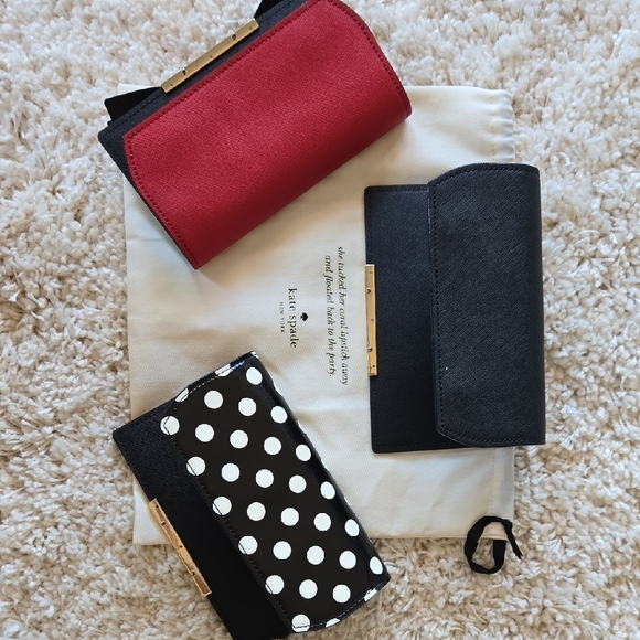 Kate Spade Black Crossbody Bag with Two (2) Extra Flaps. - Picture 9 of 9